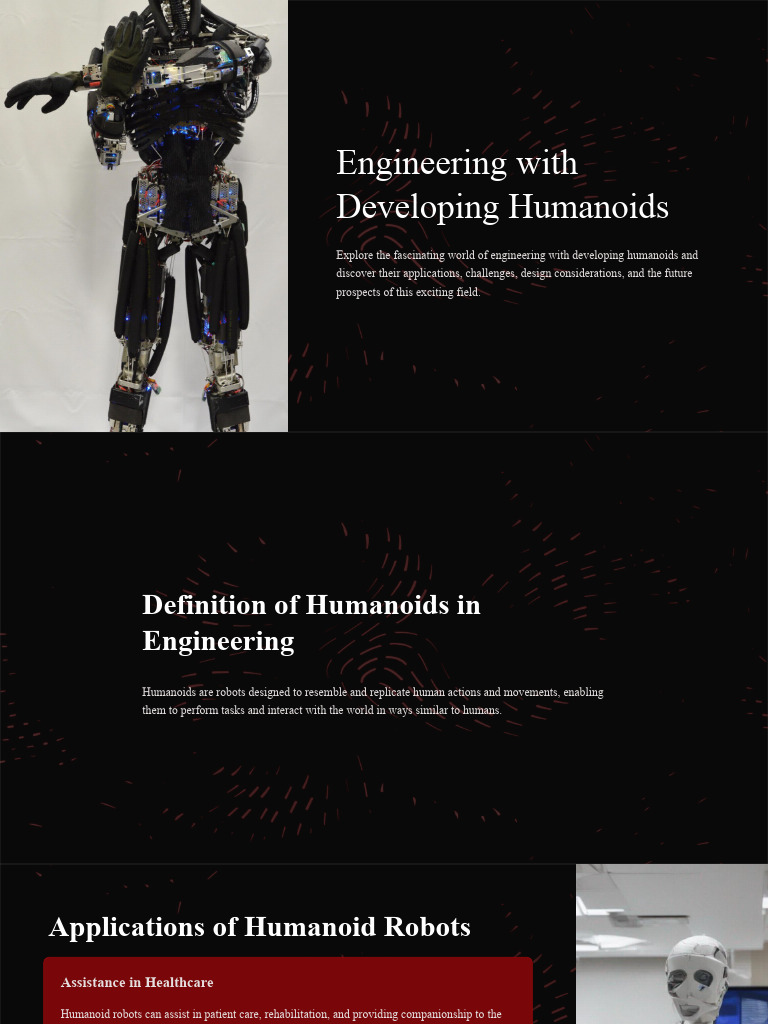 Engineering Humanoids: Challenges & Future | PDF | Robotics | Robot