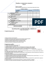 Planificare Calendaristica Manual MEM Clasa I Editura EDU 2023-2024