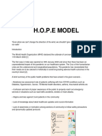 HOPE Model - Ideas Tackling 2020 Pandemic by Gandhi Medical College, Hyderabad Students