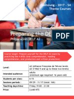 Preparing The DELF A2 S4 2017 KHH