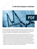 L'inflation Et Le Rôle Des Banques Centrales - Geopolitique - Ma