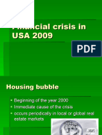 Financial Crisis in USA 2009