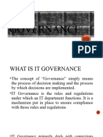 Session 6 - IT Governance