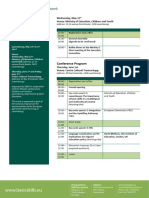 Printable Conference Program Schedule