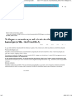 1 - Soldagem A Arco de Aços Estruturais de Alta Resistência Baixa Liga (ARBL, BLAR Ou HSLA) Materiais - Material Didático Materiais - CIMM