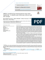 Additive Manufacturing of Biomaterials For Bone Tissue