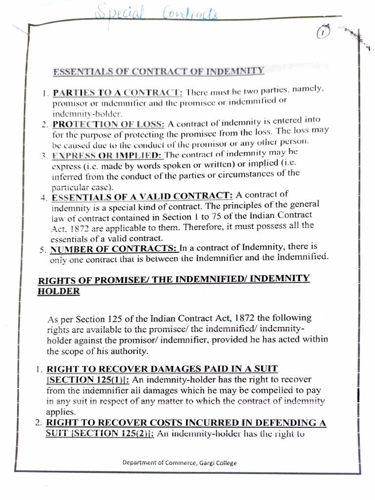 Business Law Notes Unit - 1 | PDF