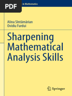 Sharpening Mathematical Analysis Skills: Alina Sîntămărian Ovidiu Furdui