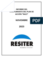 Inf. Cumplimiento Del Plan de Acción - RACS - Resiter Perú S.a.C.