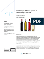 5991-8454EN Analysis of Arsenic Species in Wine Using LC-ICP-QQQ