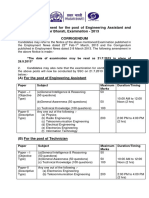 New Corrigendum Combined Recruitment For The Post of Enginee