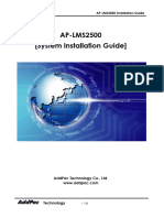 Manual AP-LMS2500 Installation ENG