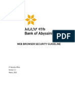 Web Browser Security Guideline