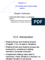 Chapter 13 - Balancing of Rotatig and Reciprocating Masses