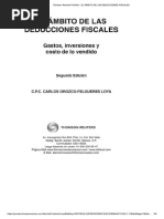 El Ámbito de Las Deducciones Fiscales