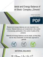 Material and Energy Balance. Skirmantė Dragūnaitė