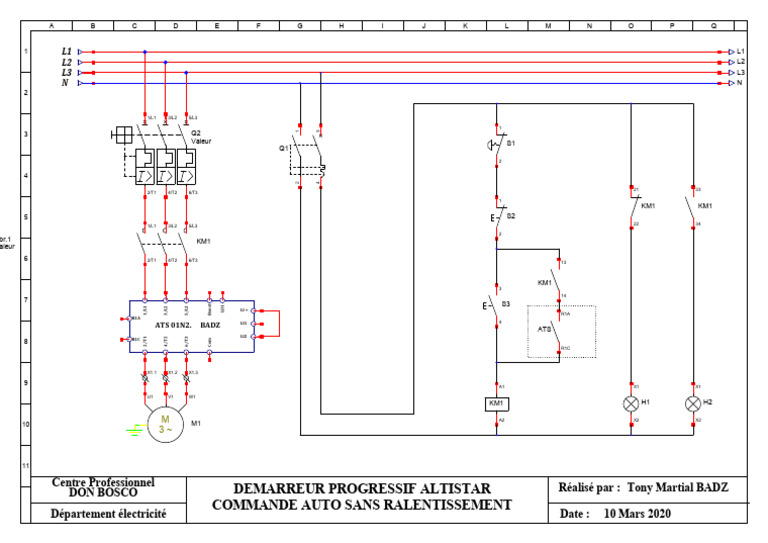 Schéma Démarreur Progressif Altistar | PDF
