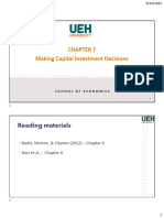 Chapter 6 - Capital Investment Decisions and Other Corporate Policies