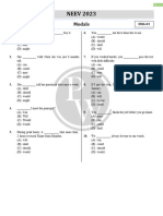 Grammar - Modals - Daily Home Assignment 03 II (Neev 2023)