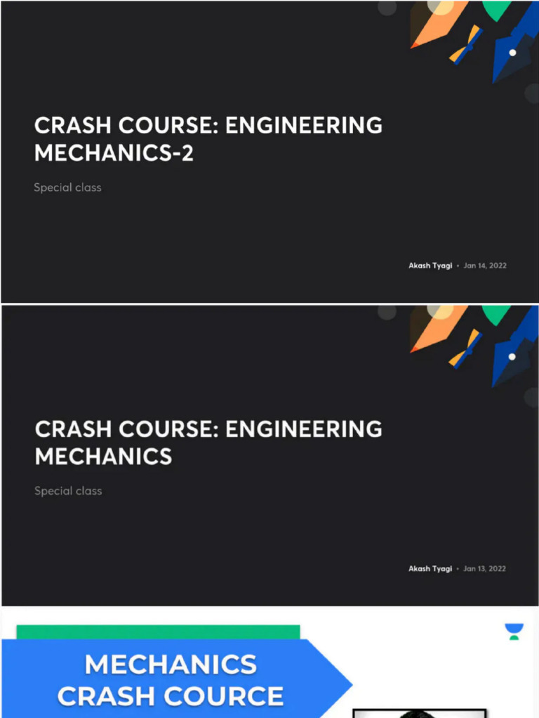 BASIC ENGINEERING MECHANICS EXPLAINED VOLUME 2 visual data 6