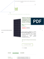 Módulo Fotovoltaico JinkoSolar Policristalino JKM270P-60 Com 5 Busbar (270 WP)