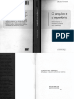 O Arquivo e o Repertório - Diana Taylor