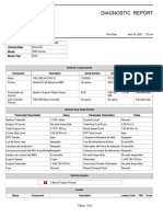 Diagnostic Report: Vehicle Components