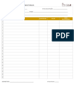 Ficha de Solicitação de Materiais - SEGURANÇA EPI'S