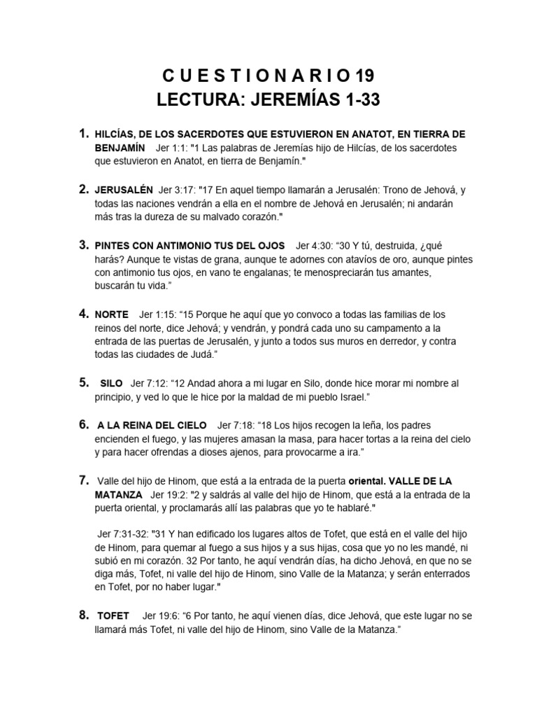 Cuestionario 19 jerem as 1a parte 1 33 respuestas pdf jerem as