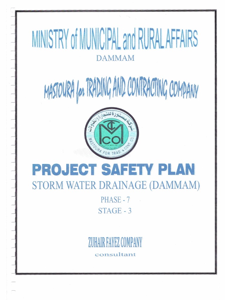 Project Safety Plan Dammam (Momra) PDF Emergency Occupational
