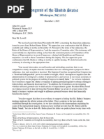 Rep. James Comer's Response Letter To Abbe Lowell