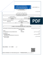 Attestation TP33063762023