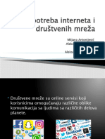 Zloupotreba Interneta I Društvenih Mreža