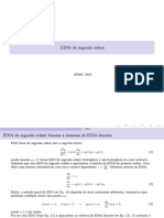 Aula 7 - EDOs de Segunda Ordem