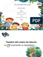 Planificacion Conociendo La Naturalez