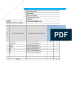 Datos para Cotización Monitoreo Ocupacional - 2023