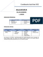 Rol de Exámenes - ESTAR III