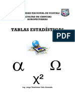 Tabla de Estadística