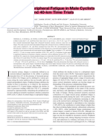 Fadiga Central e Periférica em Ciclistas Do Sexo Masculino Após Contrarrelógios de 4, 20 e 40 KM - Thomas2015