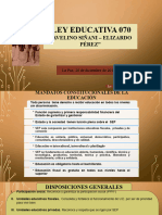 Ley Educativa 070: "Avelino Siñani - Elizardo Pérez"