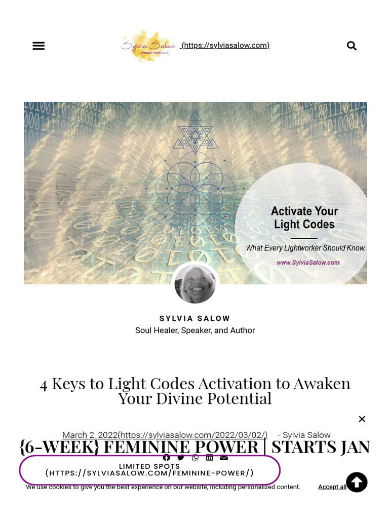 4 Keys to Activate Light Codes | PDF | Soul | Meditation