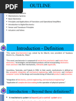 Introduction To Mechatronics