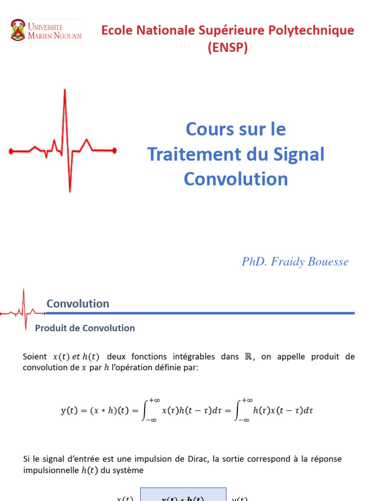 Théorème de Wiener-Khintchine en Convolution | PDF | Filtre ...