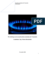 El Rol Del Gas en La Reactivación Económica de Venezuela