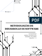 Metodologías de Desarrollo de Software