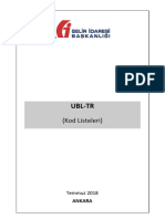 UBL-TR Kod Listeleri - V 1.21