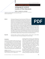 Computer Assisted Learning - 2012 - Voogt - Technological Pedagogical Content Knowledge A Review of The Literature