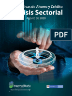 Analisis Sectorial Cooperativas Ahorro y Credito Agosto2020