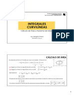 Integrales Curvilíneas. Cálculo de Área y T de Green (31-08)