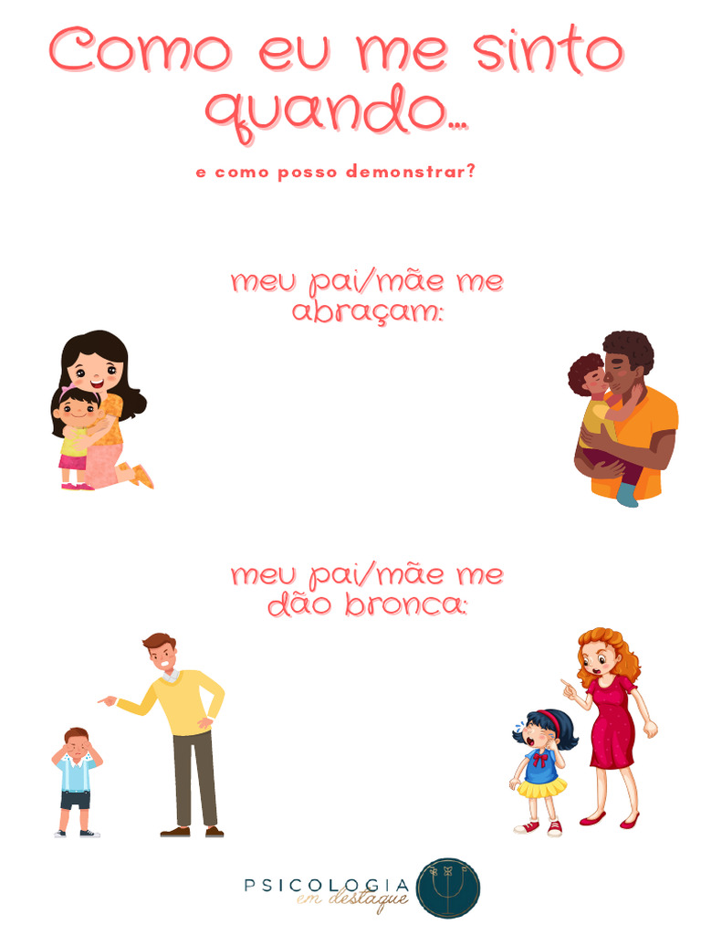 Como eu me sinto em diferentes situações | PDF | Autoajuda | Bem-estar